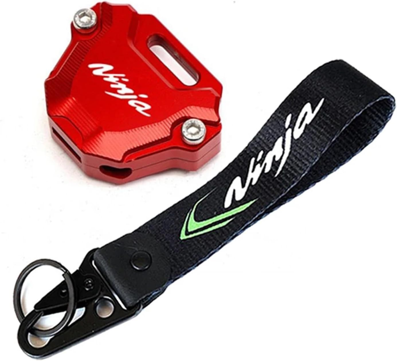 Jininshengxindianzi Compatible with Kawasaki Ninja 650 ZX6R 400 1000SX ZX10R Z900 Z650 Z900RS Z1000 Z400 Motorcycle Accessories CNC Key Case Cover Shell (Color : Green-Ninja) image number 5