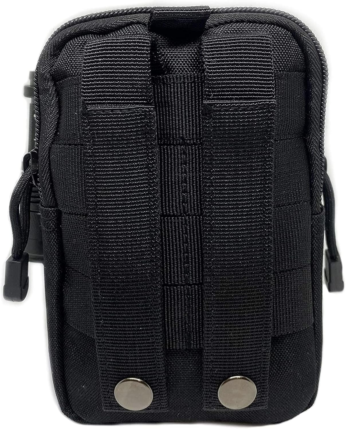 Tactical Pouch Multipurpose Waist Bag Tactical Holster Military Waist Belt Bag Wallet Pouch Purse Phone Case with Zipper Compatible with Most Models Cell Phone - Black image number 2