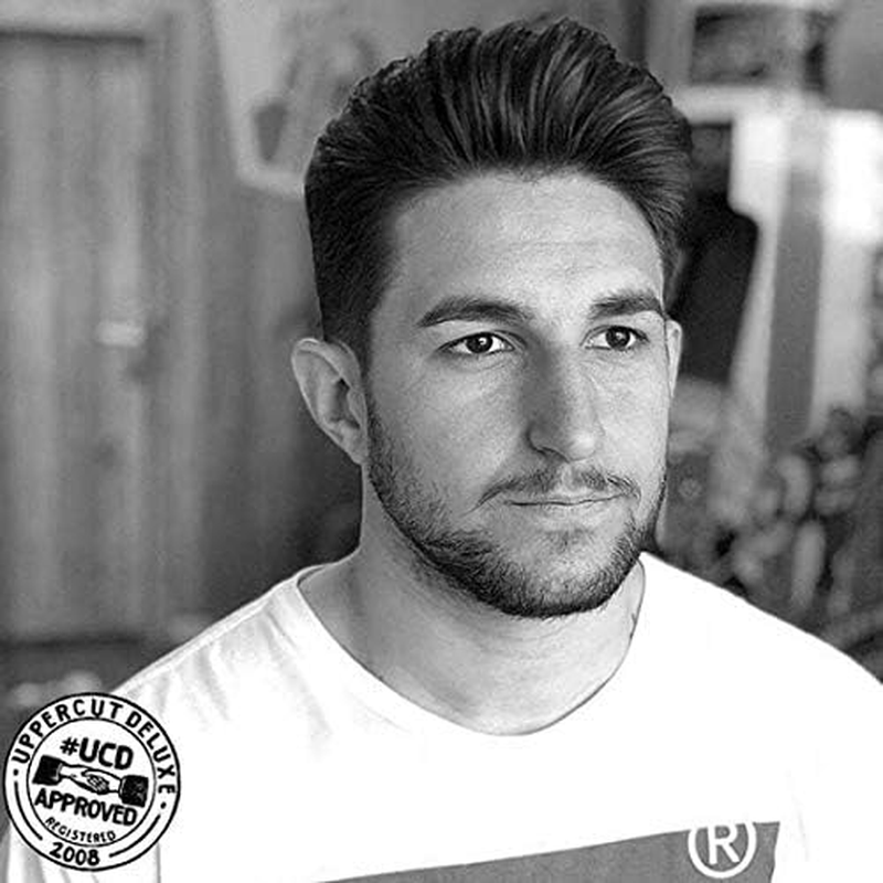 Uppercut Deluxe Quiff Roller Hairbrush, Mens Small round Brush for Hair Styling, Roller Brush to Add Volume and Lift Hair, Ball Tip Bristes Help to Prevent Pulling image number 2