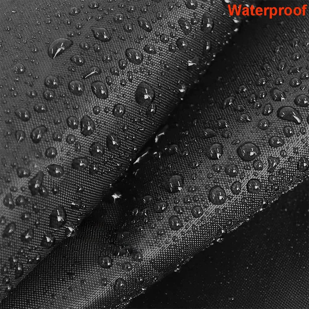 Outdoor Patio Chiminea Cover Skyour Waterproof Durable Wood Burning Chimineas Covers Dustproof Chimney Fire Pit Heater Protector Cover (Black) image number 1