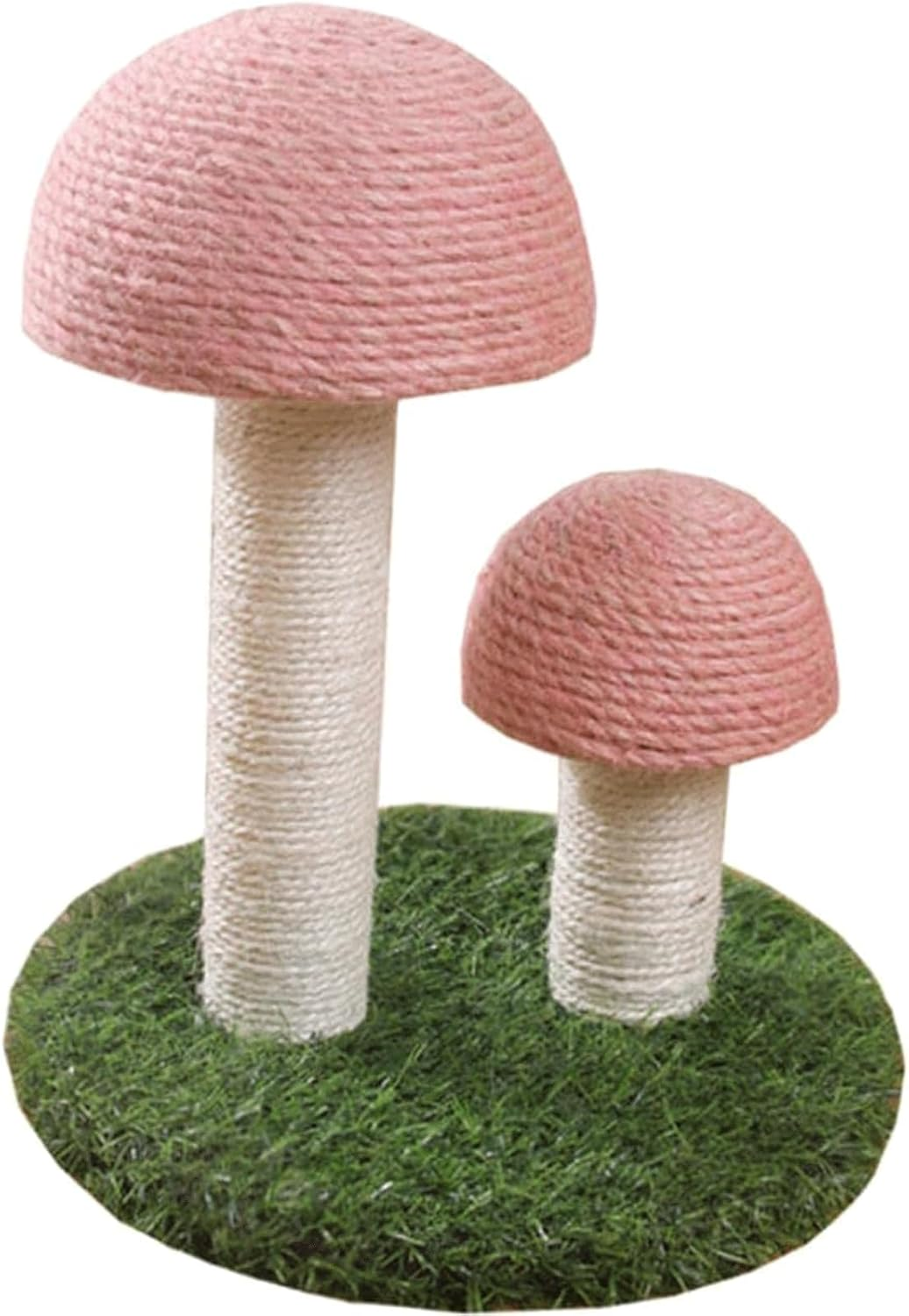 Cat Tower Stable Cat Tree with 2 Scratching Posts Interactive Pet Toy for Cats Grinding Claw Sisal Rope Post image number 3