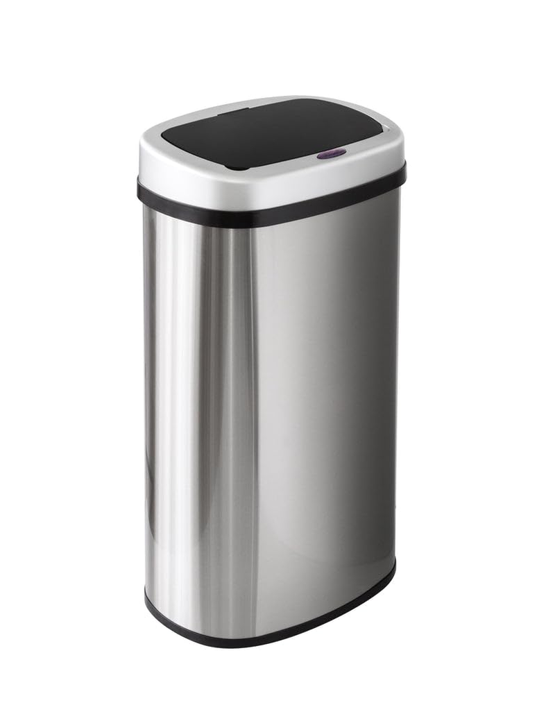 Healthy Choice 50L Automatic Sensor Bin &ndash; Hands-Free Waste Disposal with Waterproof Lid, Touch-To-Open & Close, Battery Operated with Low Power Alert &ndash; Silver image number 2