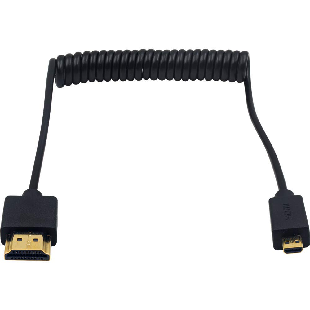 Duttek HDMI to Micro HDMI Cable, Extreme Slim and Flexible Micro HDMI Male to HDMI Male Cable Support 1080P, 4K, 3D for Gopro Hero 8/7 Black,Sony A6500/A7,Canon Camera,Etc (1.2M/4FT) image number 5