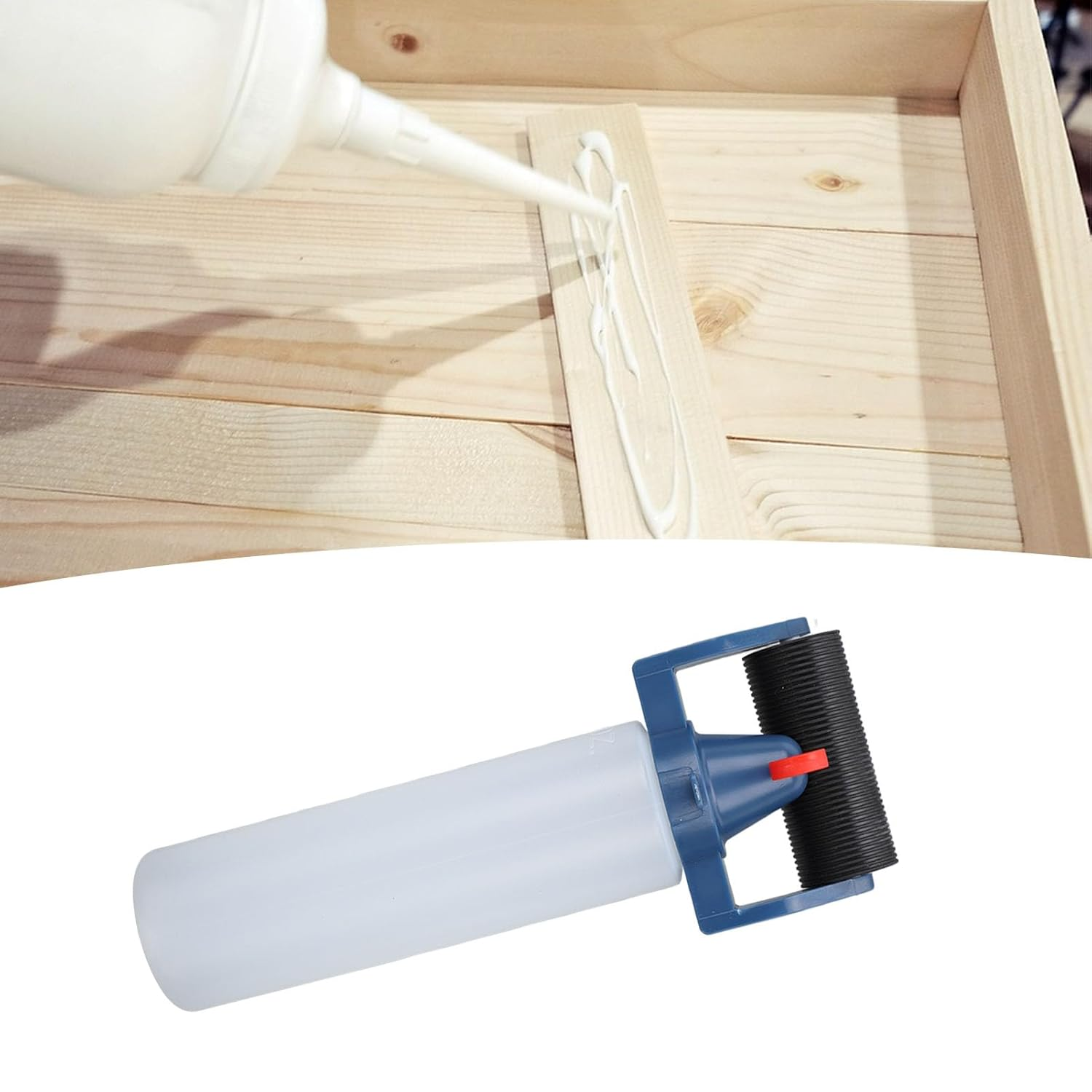 Glue Roller Applicator, Bottle Easy to Operate Precise Glue Coating Universal Wood Glue Applicator Set for Woodworking Efficient and Accurate Glue Dispensing Tool for Carpentry Pro image number 5