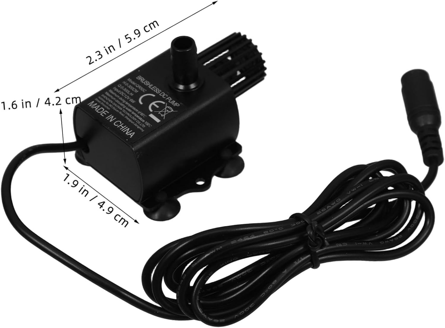 NUOBESTY Mini Brushless Dc Submersible Water Pump Quiet Circulating Fountain Pump for Aquarium Computer Cooling Garden Ponds with Detachable Design and Long Cord image number 1