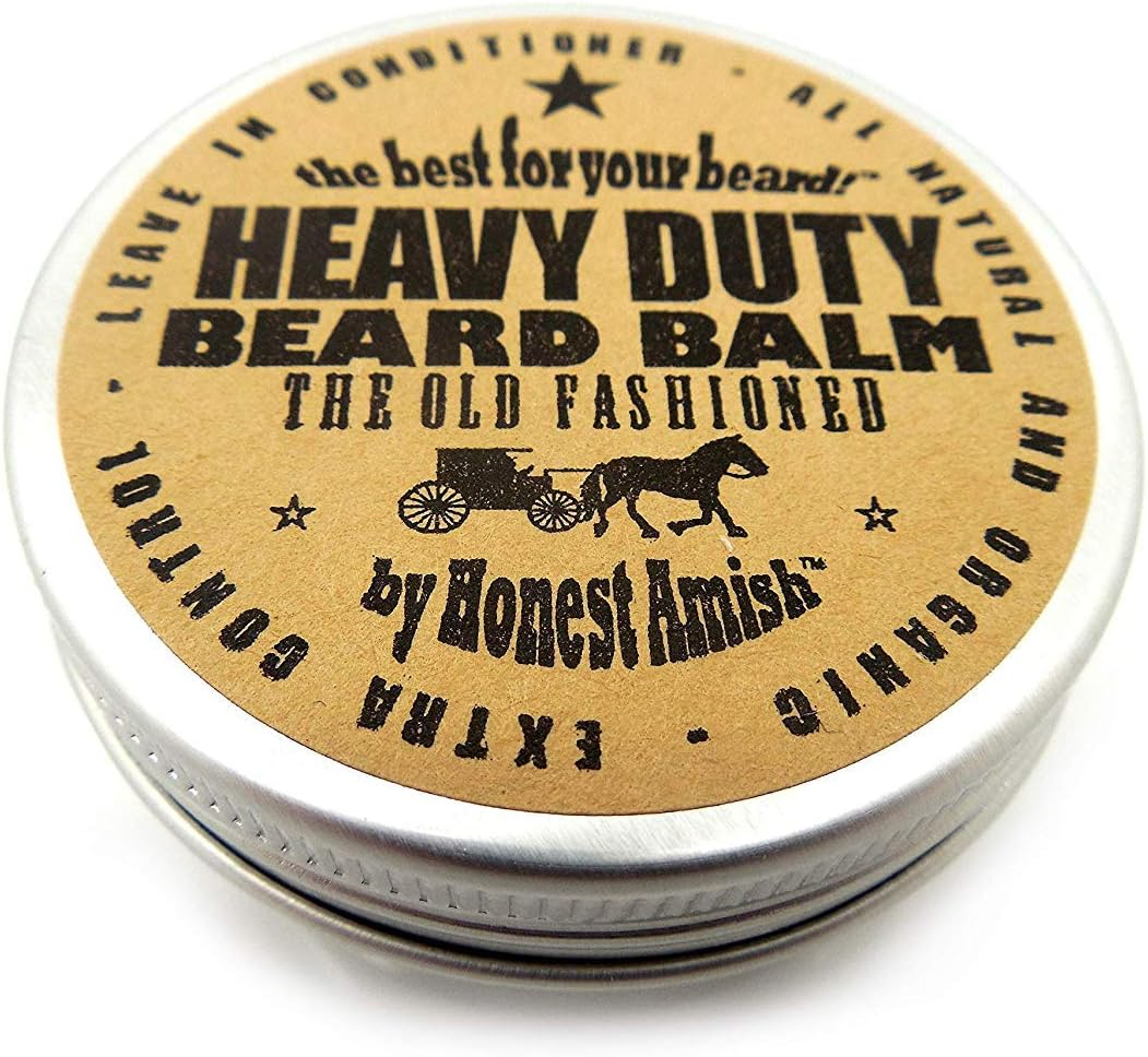 Honest Amish - Heavy Duty Beard Balm - 2 Ounce - Beard Conditioner image number 3