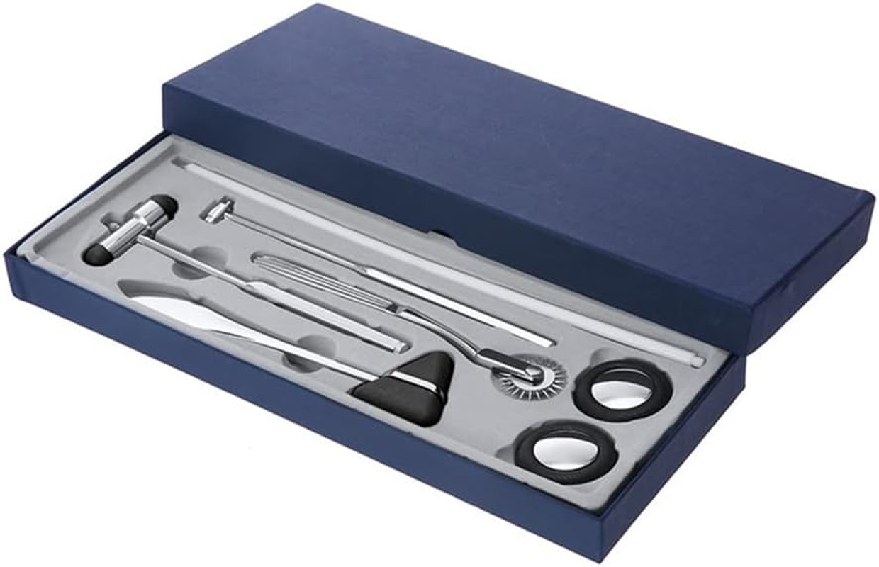 Neurological Percussion Set-Reflex Hammer Set, Includes Pinwheel, Babinski Hammer, Buck Hammer,Diagnostic Kit image number 3
