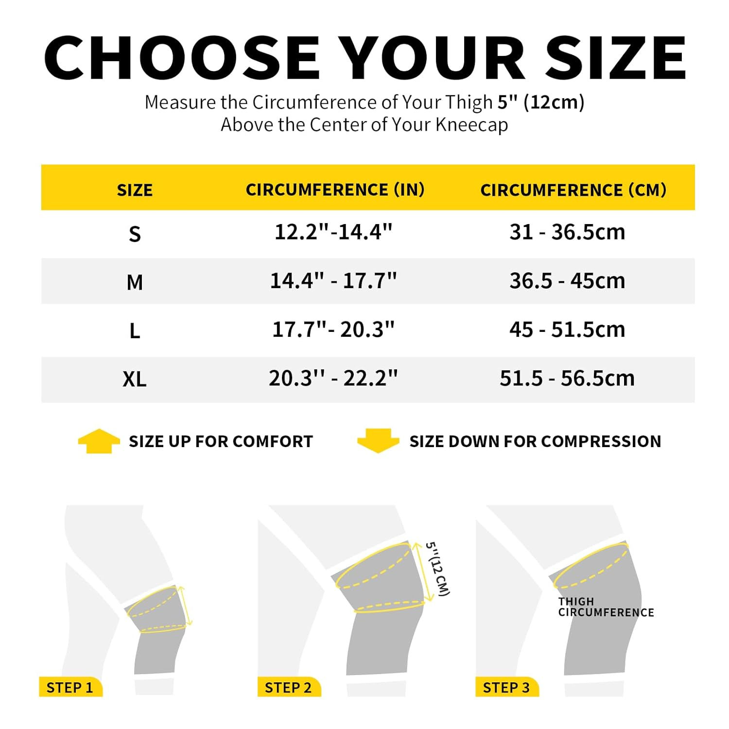 CAMBIVO Knee Brace for Women and Men with Side Stabilizer 2 Pack, Lightweight Knee Compression Sleeves for Knee Pain Relief, Knee Sleeves for Running, Workout and Daily Activities (Gray, Medium) image number 1