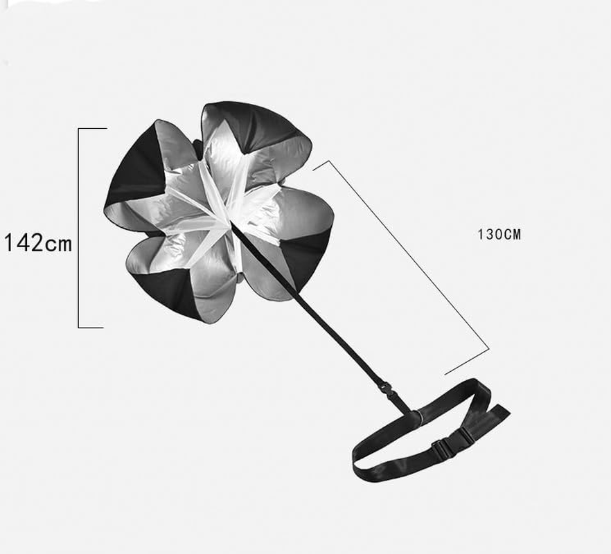 Resistance Parachute Running Speed Parachute Speed with Adjustable Strap, Speed Drills Training Training and Strength Training. image number 4