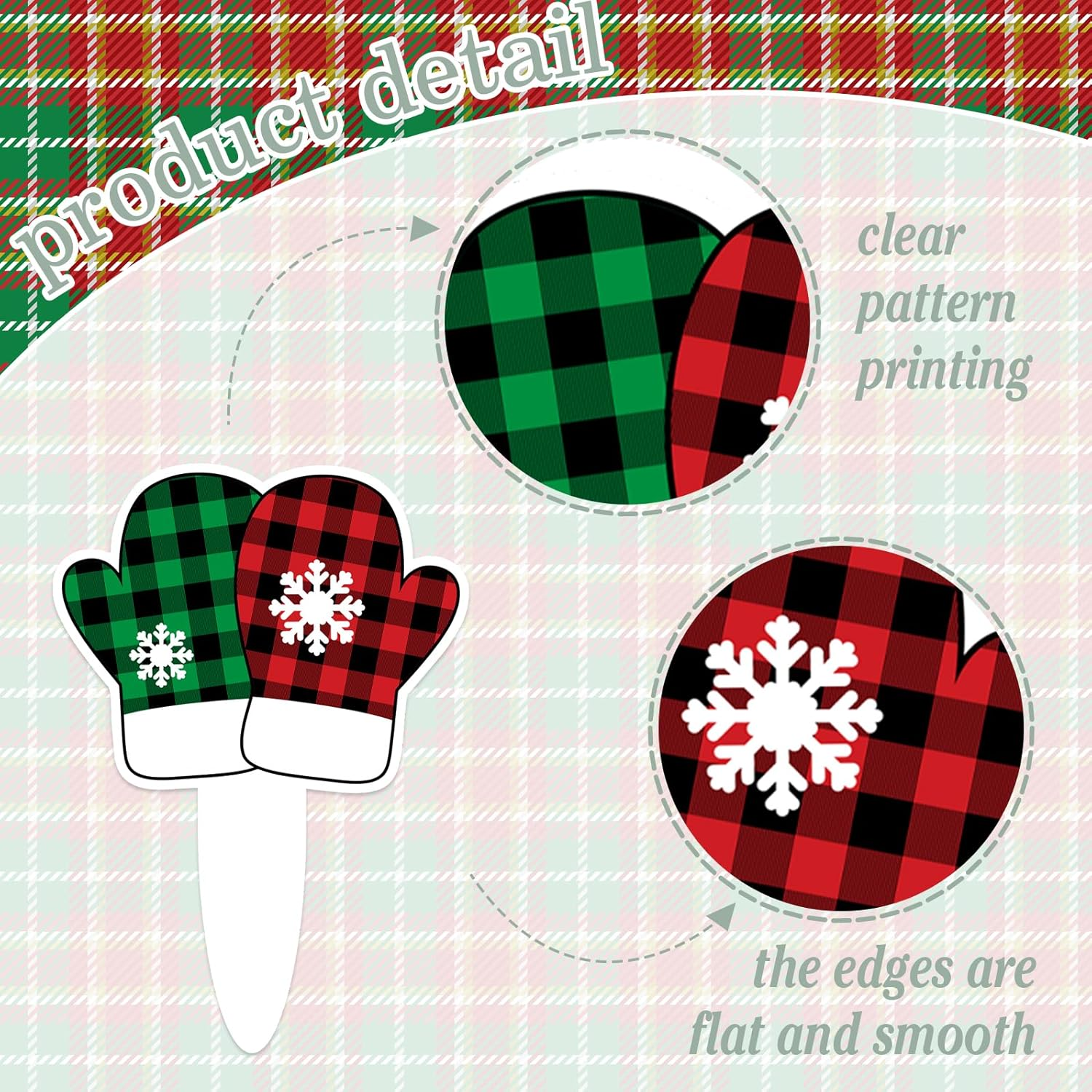 24Pcs Merry Christmas Cupcake Toppers Set Happy Birthday Gingerbread, Ugly Sweater, Elk, Buffalo Decoration, Boys and Girls Birthday Party, Baby Shower Party Decoration, Holiday Gifts for Kids.Liangss