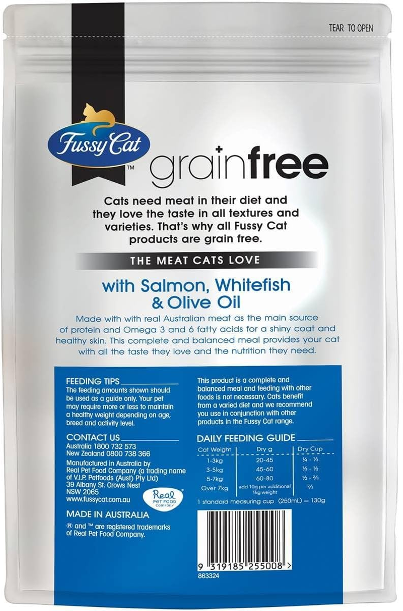 Fussy Cat Salmon and Whitefish with Olive Oil Adult Dry Cat Food 2.5 Kg image number 4
