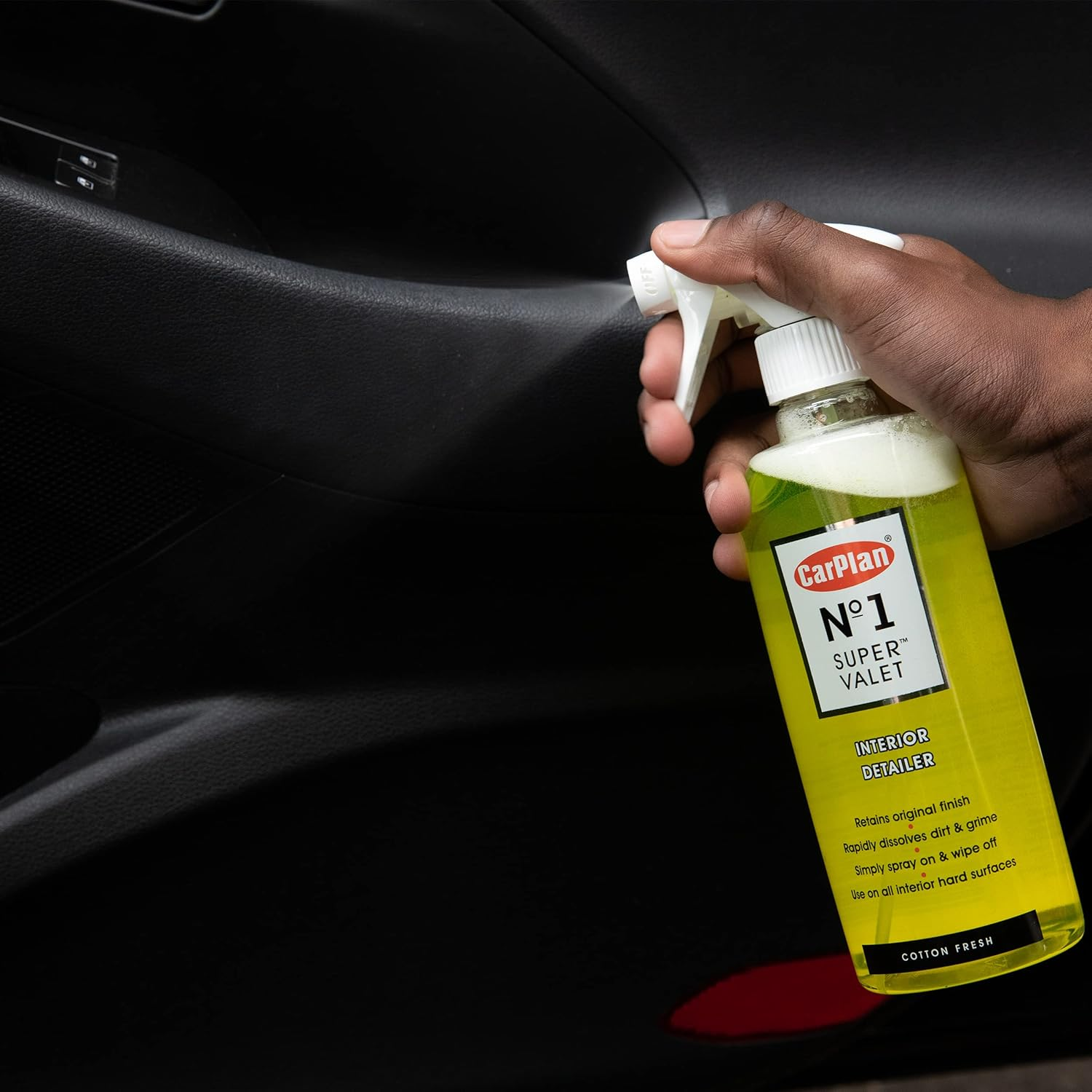 Carplan No.1 Super Valet Car Interior Cleaner, 600 Ml image number 4