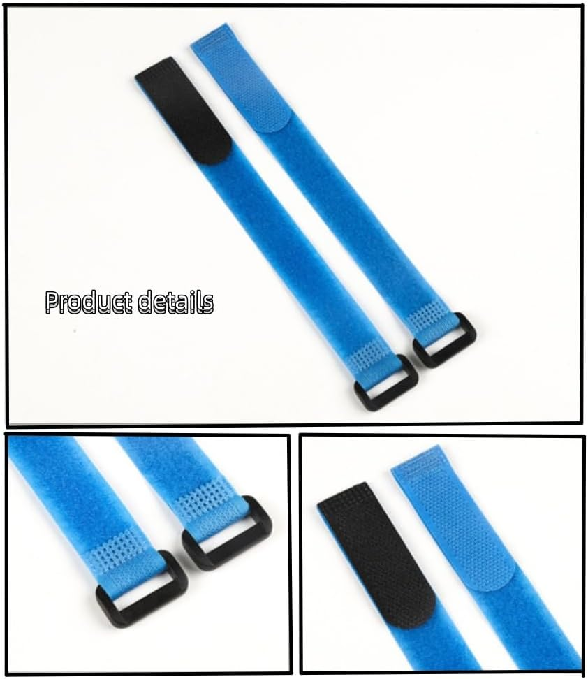 FUNNTY Fishing Rod Straps, 40 PCS Fishing Rod Tie Strap, Fishing Rod Ties Fishing Pole Straps Fishing Belt Fishing Rod Holder Strap Fishing Pole Holders Multicolor image number 1