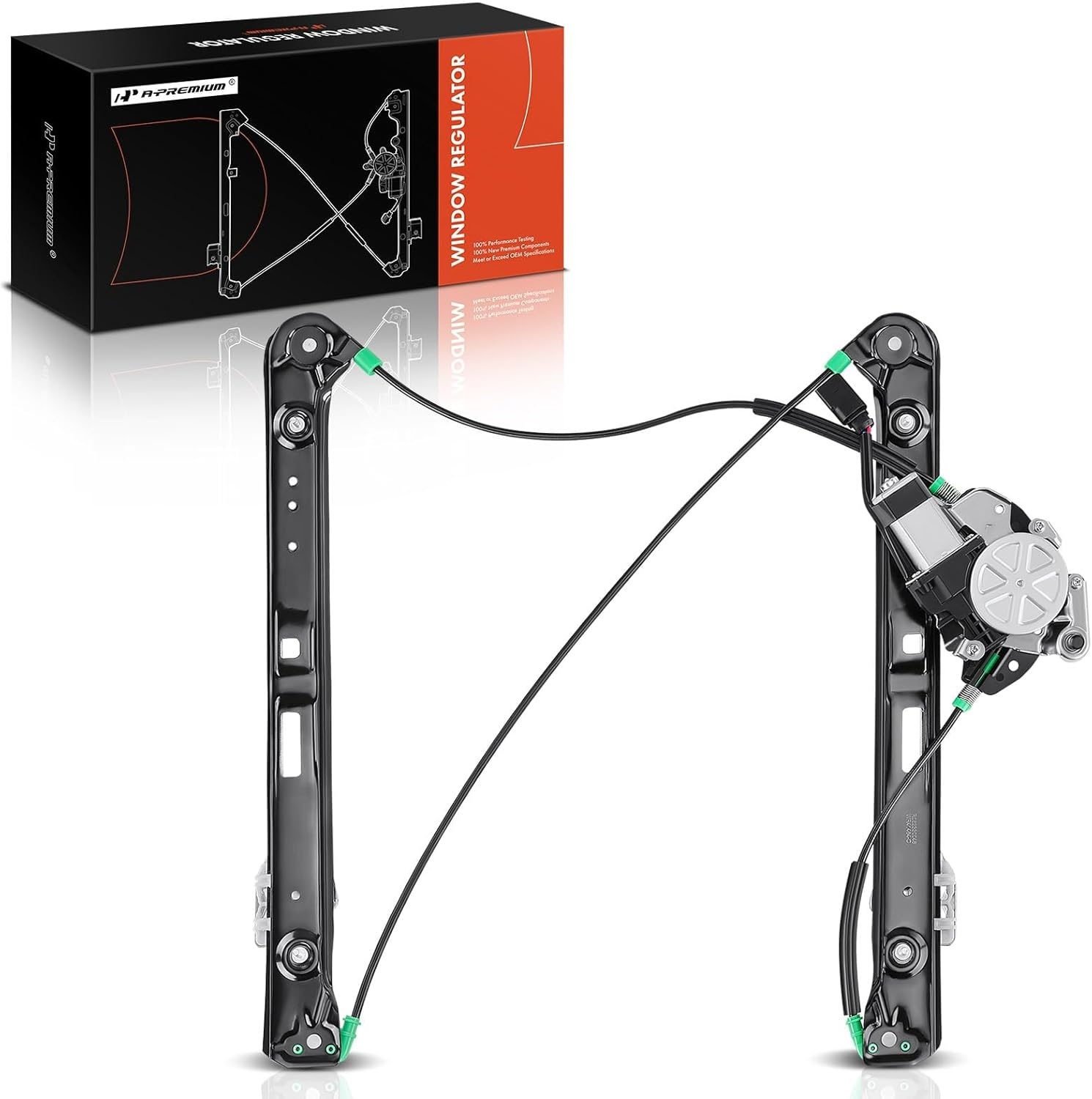 A-Premium Power Window Regulator with Motor for BMW E46 325I 328I 330I 1999-2005 Sedan Wagon Front Left Driver Side