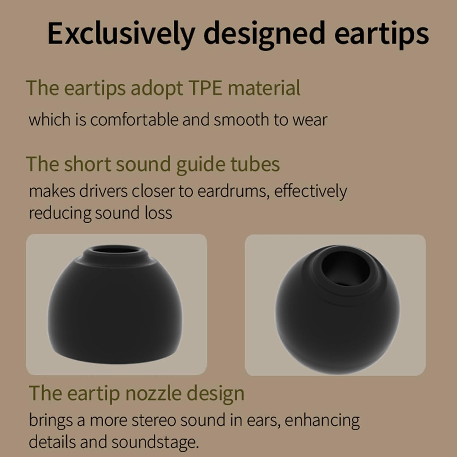 Generic Coffee Bean in Ear Earphones 1DD Driver Noise Canceling Stage Monitor Headphones Immersive Hi Fi Stereo Sound Wired Gaming Earbuds