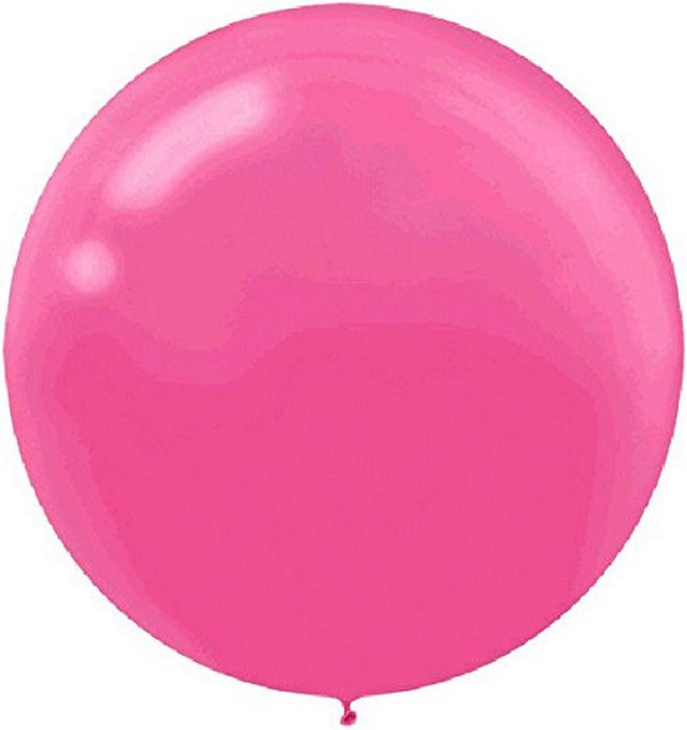 Amscan Bright Pink Latex Balloons 4 Pieces, 60 Cm Size