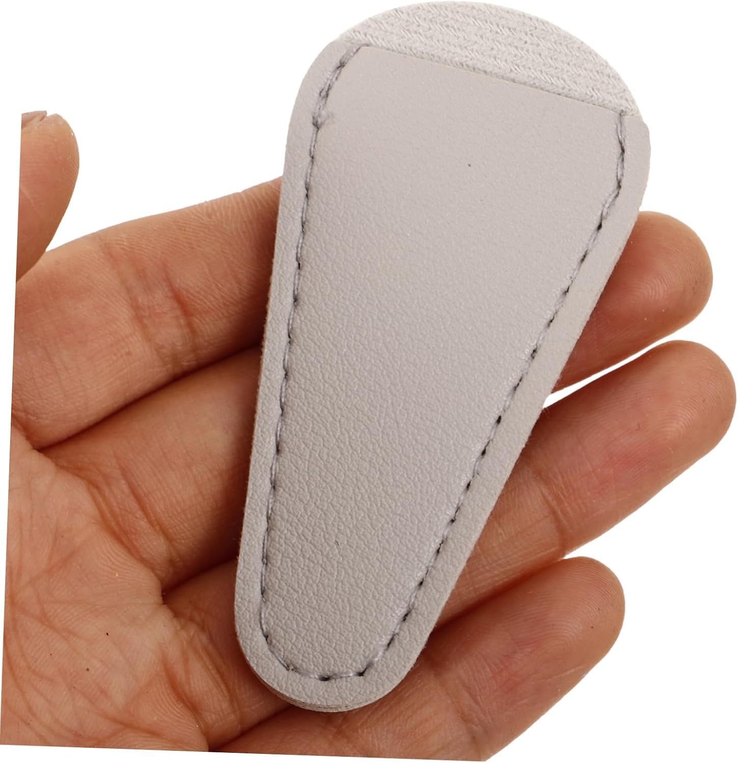 LOLIPPYY 4Pcs Cuticle Scissor Protective Covers Soft PU Leather Manicure Tool Protectors for Nipper and Tweezers Compact Nail Care Accessories for Home and Salon Use image number 2