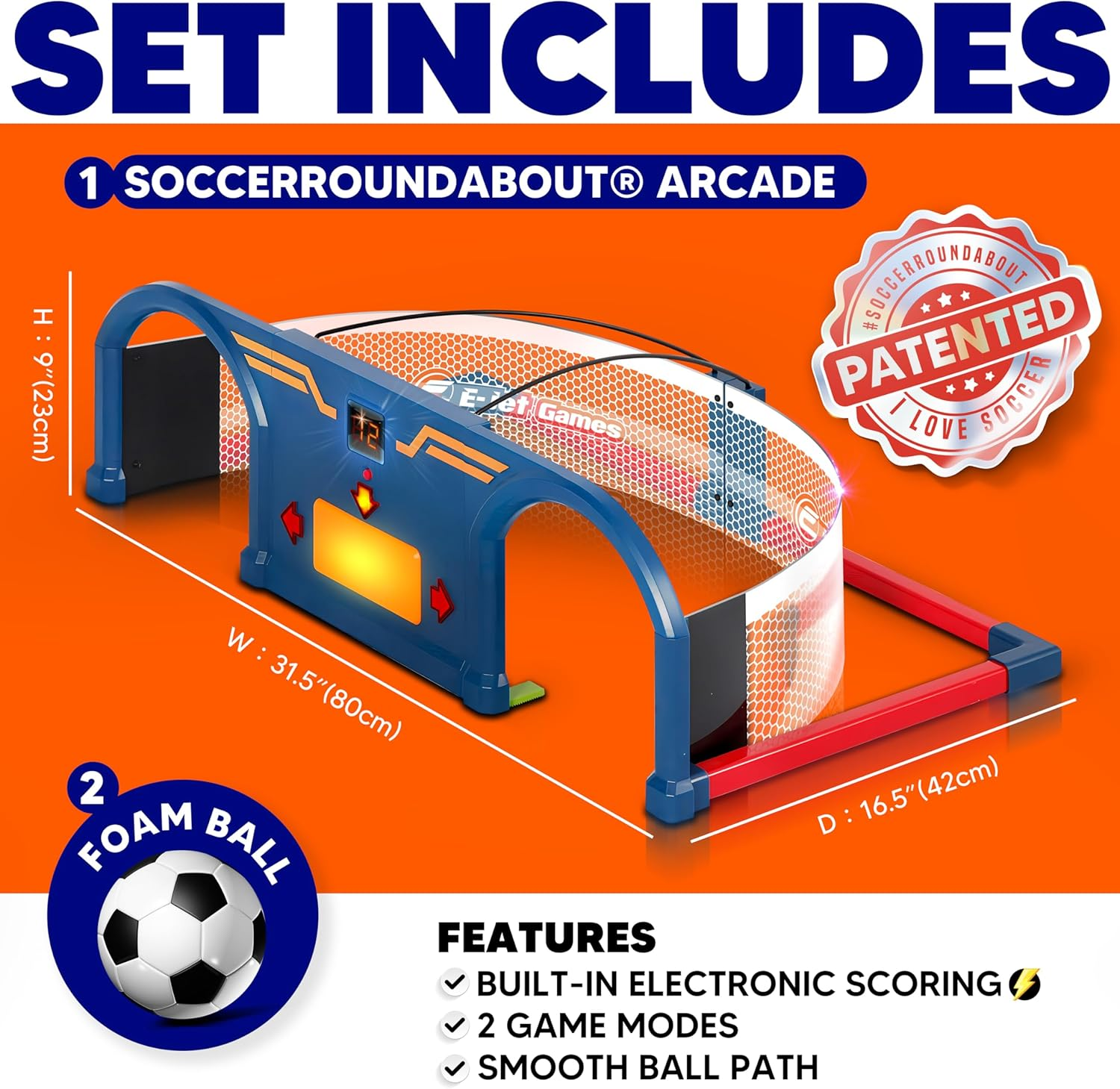 Soccer Trainer Ball Set, Soccer Roundabout Sport Games Gifts | Foot-Eye Coordination Hand-Eye, Football Exercises Agility Training image number 4