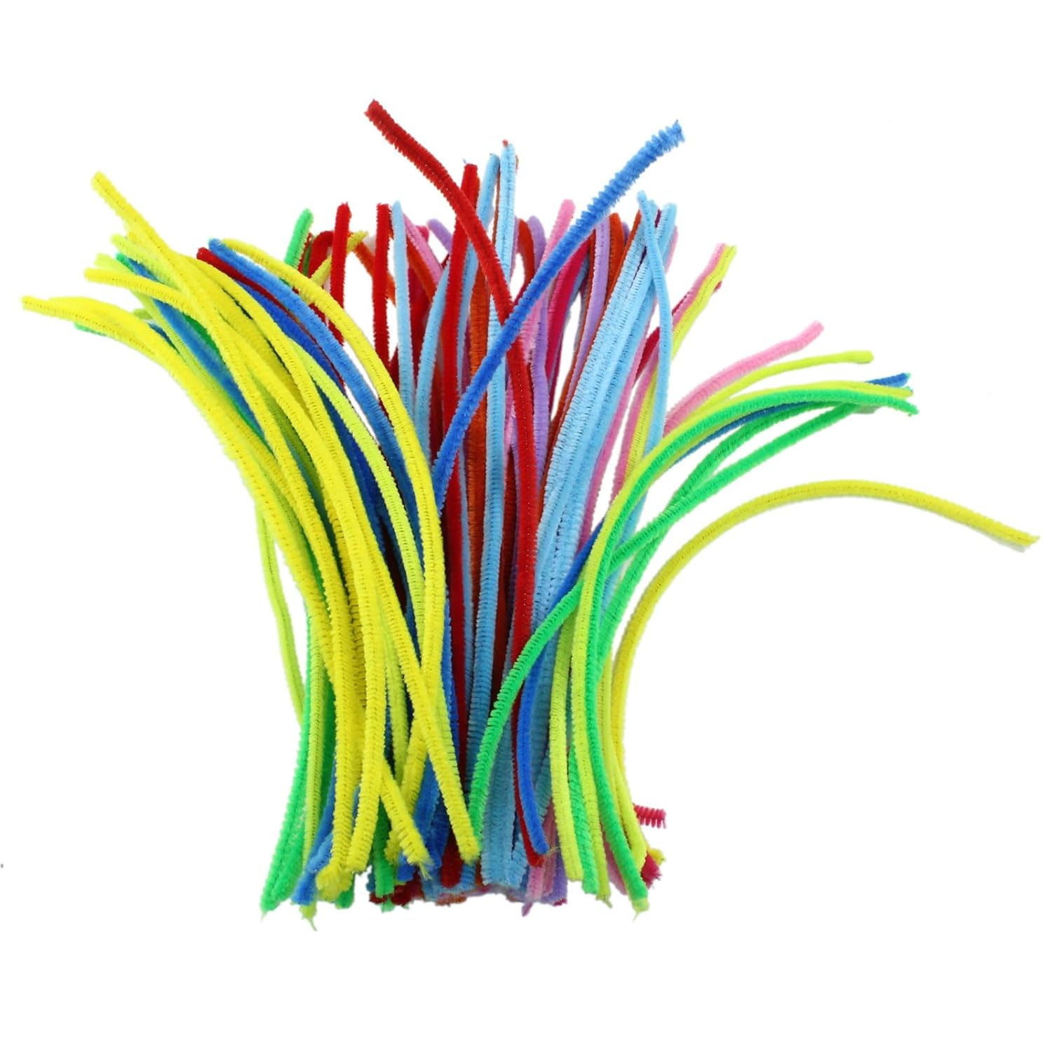 HARSKIYER 200 Pcs Pipe Cleaners Craft, Multicolor Chenille Stems Pipe Cleaners, DIY Pipe Cleaner Bulk 6Mm Fuzzy Pipe Cleaners for Crafting Arts Decorations Festivals (20 Color)
