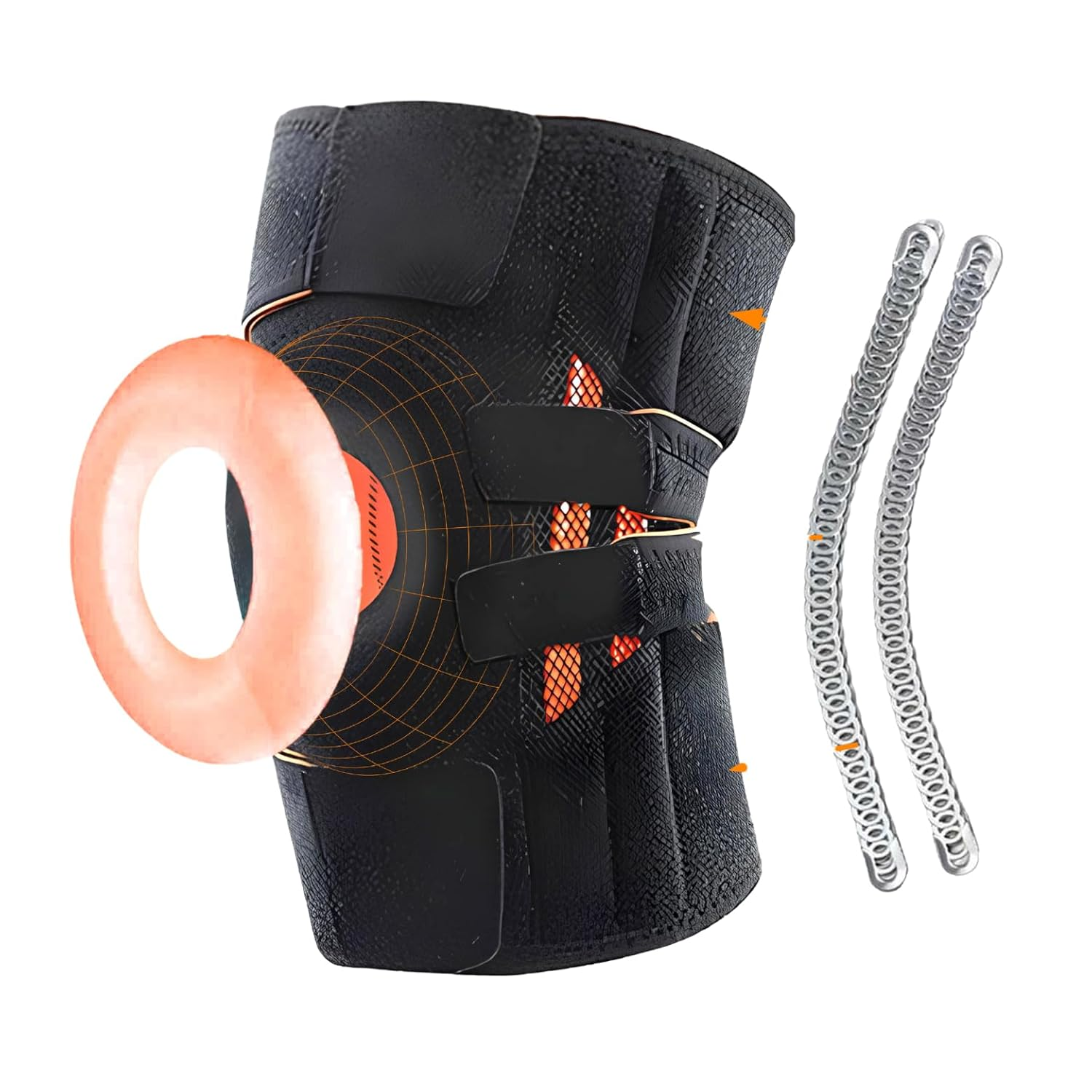 Adjustable Knee Brace &ndash; Stabilizer & Support for Pain Relief, Arthritis, ACL, Meniscus Tear, Sports, Injury Rehabilitation & Reinjury Protection (Pack of 1) image number 3