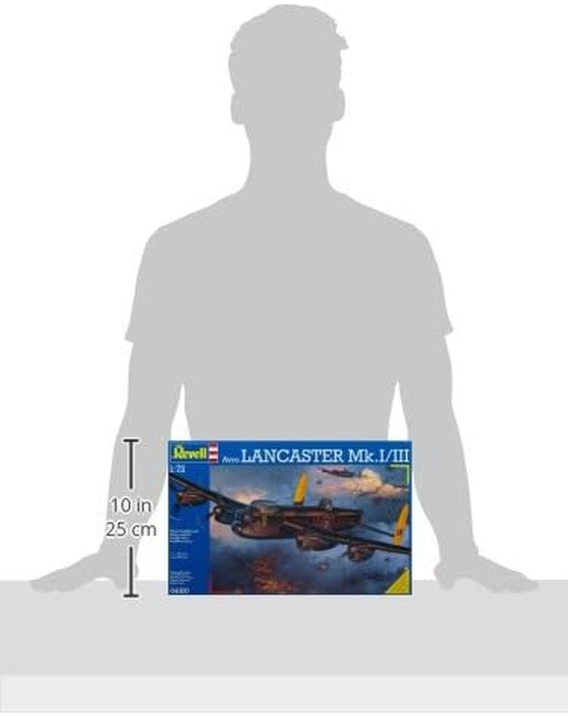 Revell Avro Lancaster MKI/II 1:72 Scale Model Kit -Plastic Model Kit image number 3