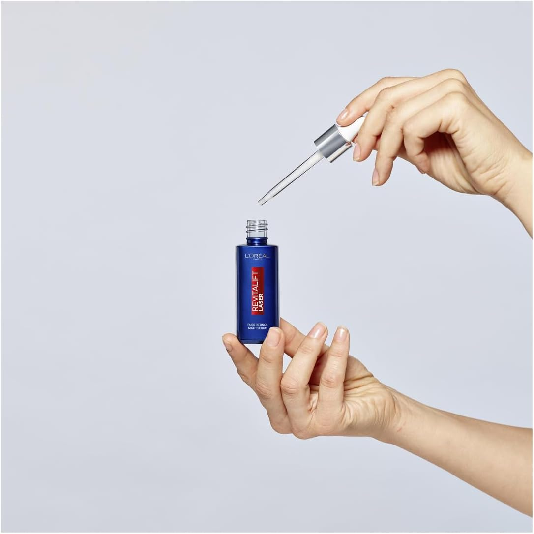 L'Or&eacute;al Paris, Night Serum, Hydrates & Renews Skin, Revitalift Laser Pure Retinol, 30 Ml image number 5