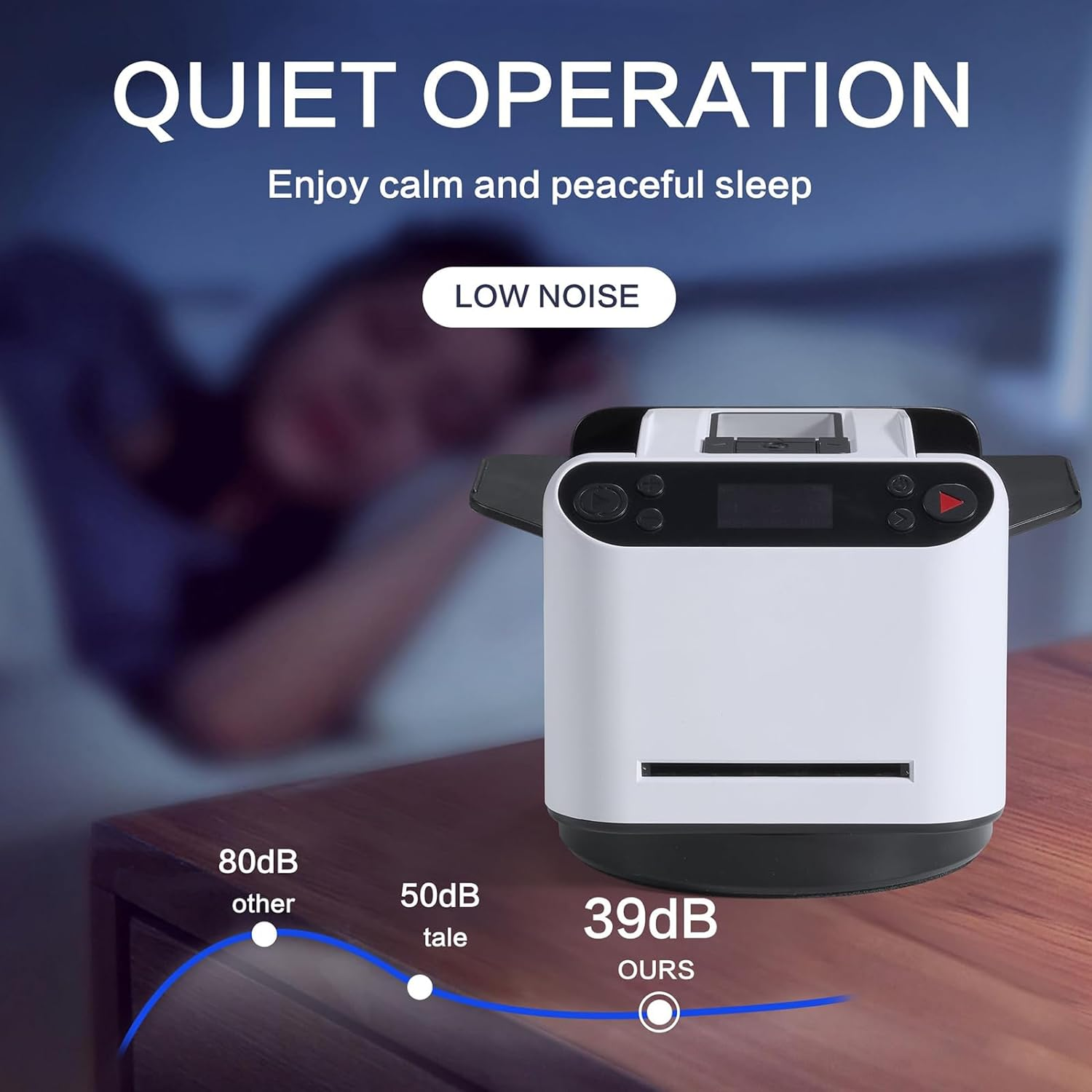 Automatic Card Shuffler & Dealer Machine 360&deg; Rotating Card Dealer with 4 Wireless Dealer Buttons, Rechargeable Card Dealing & Shuffing Machine for UNO, Blackjack, Texas Hold'Em Black - White image number 7