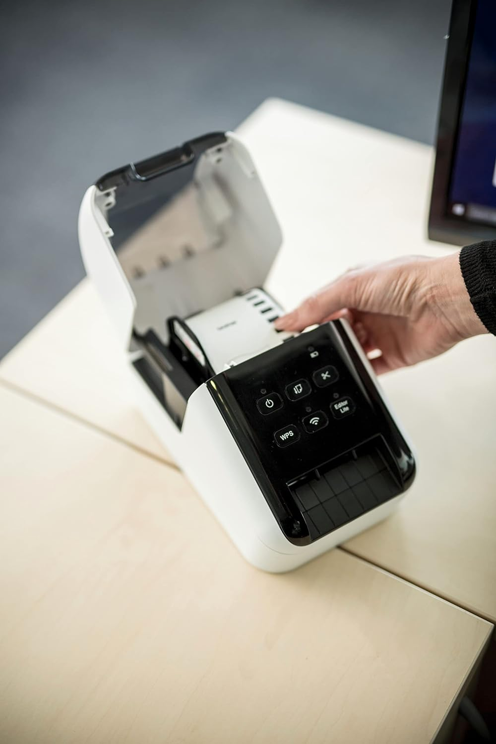 Brother QL-800 Label Maker, Address Label Printer, Desktop, up to 62Mm Wide Labels, Red & Black Printing image number 3