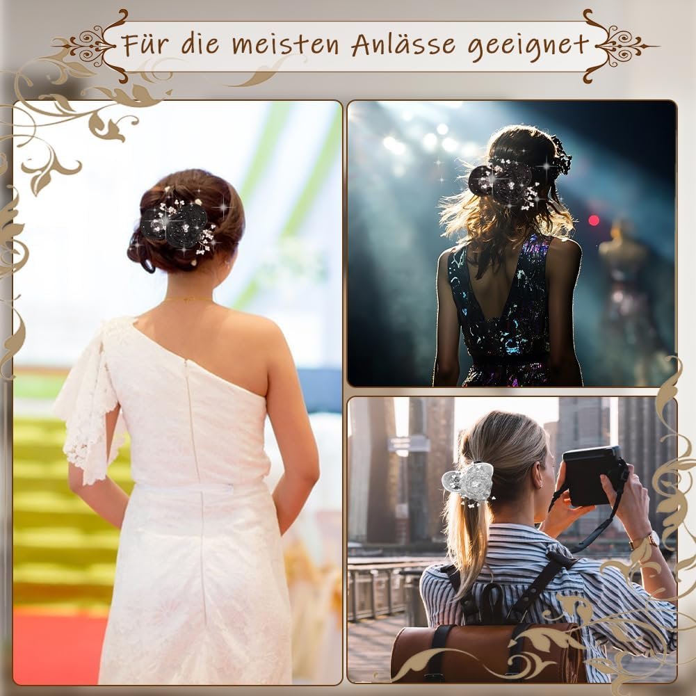 Tyafzzn Flower Hair Bun Roller, Ball Hair Clip, Deft Bun Maker, Twist Hairstyle Bun Hair Clip, Lazy Curler Hair Bun Maker, Hair Bun Maker for Women and Girls image number 6