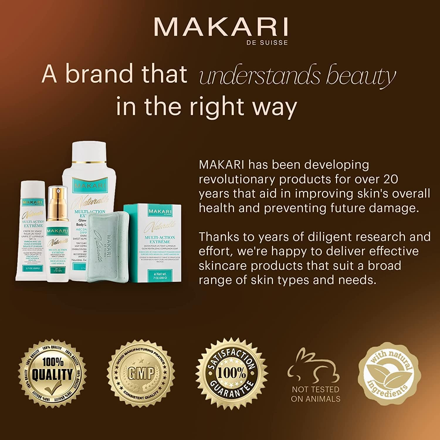 Makari Exclusive Tone Boosting Face Cream - Moisturizer with Ascorbic Acid - Moisturizer Cream for Dry, Normal and Maturing Skin - 1.7 Oz image number 6