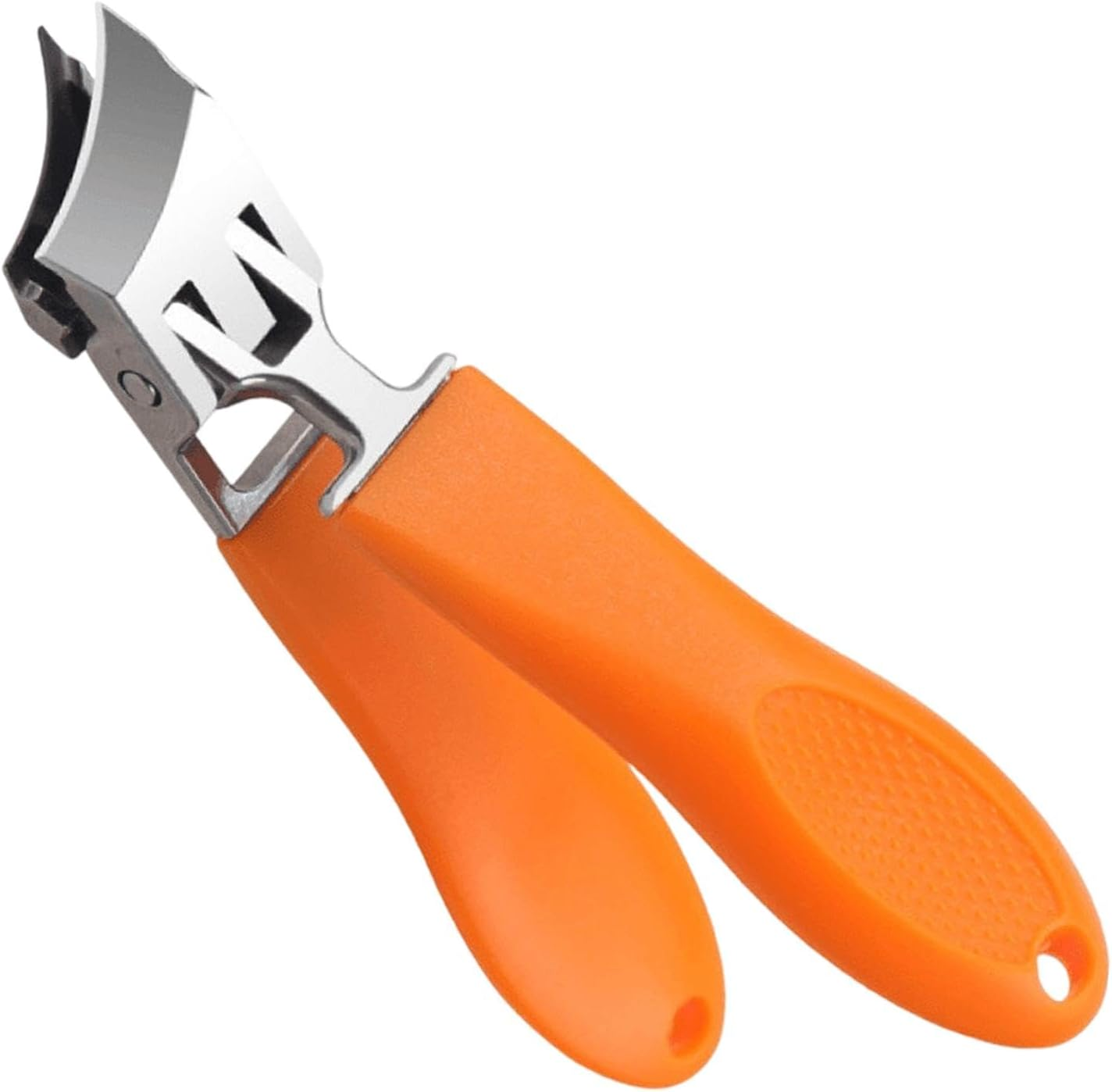 Slanted Nail Clippers - Stainless Steel Toenail Clippers Cutter, Ingrown Toenail Clippers for Thick Toenails, Wide Jaw Opening Slanted No Splash Fingernail Clippers for Seniors, Men, Women