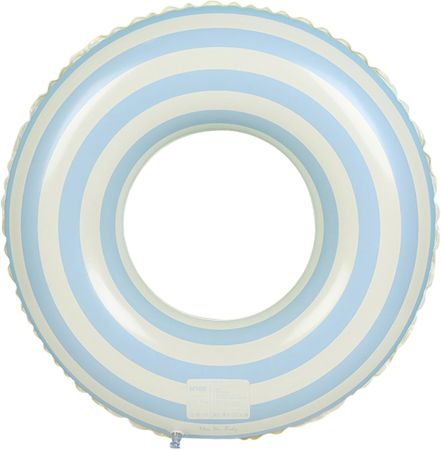 Swimming Ring for Adults Inflatable Pool Ring Portable Floating Swimming Circle Stripe Swim Tube Party Decoration Floating Swimming Ring for Beach Summer Outdoor Water Sports