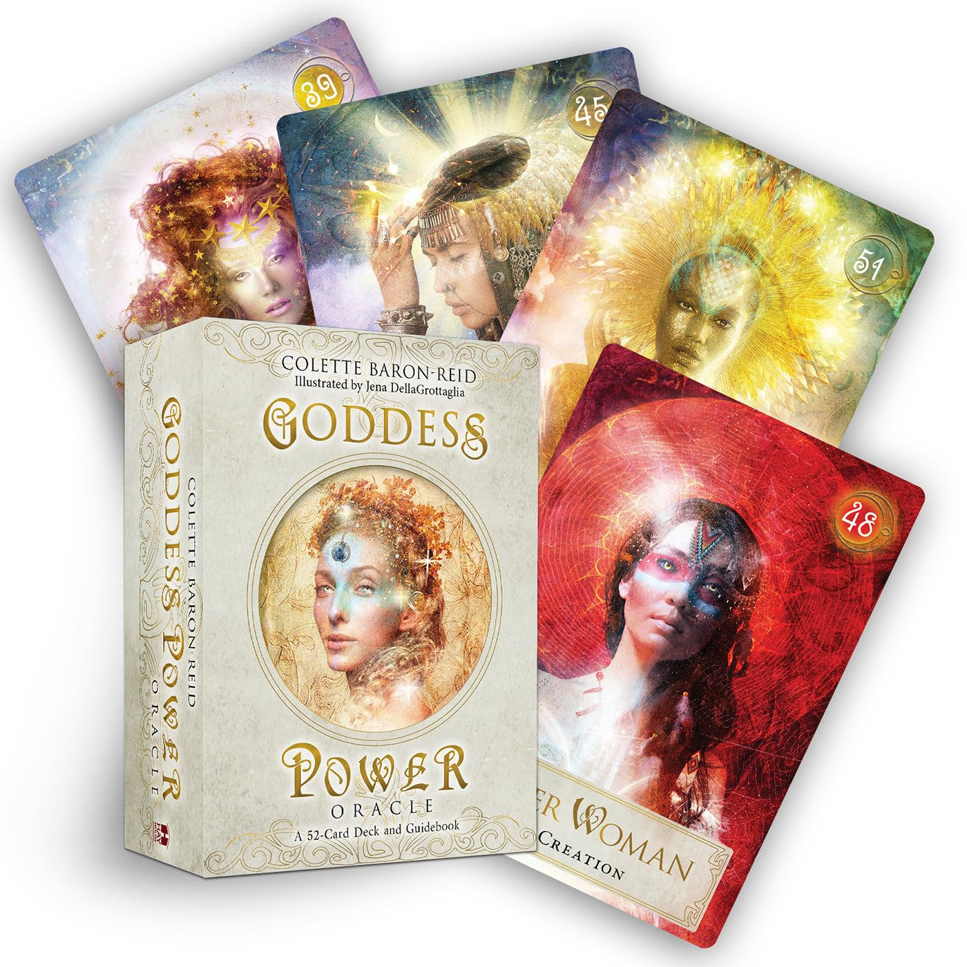 Goddess Power Oracle Cards: Deck and Guidebook: a 52-Card Deck and Guidebook - Goddess Love Oracle Cards for Healing, Inspiration, and Divination