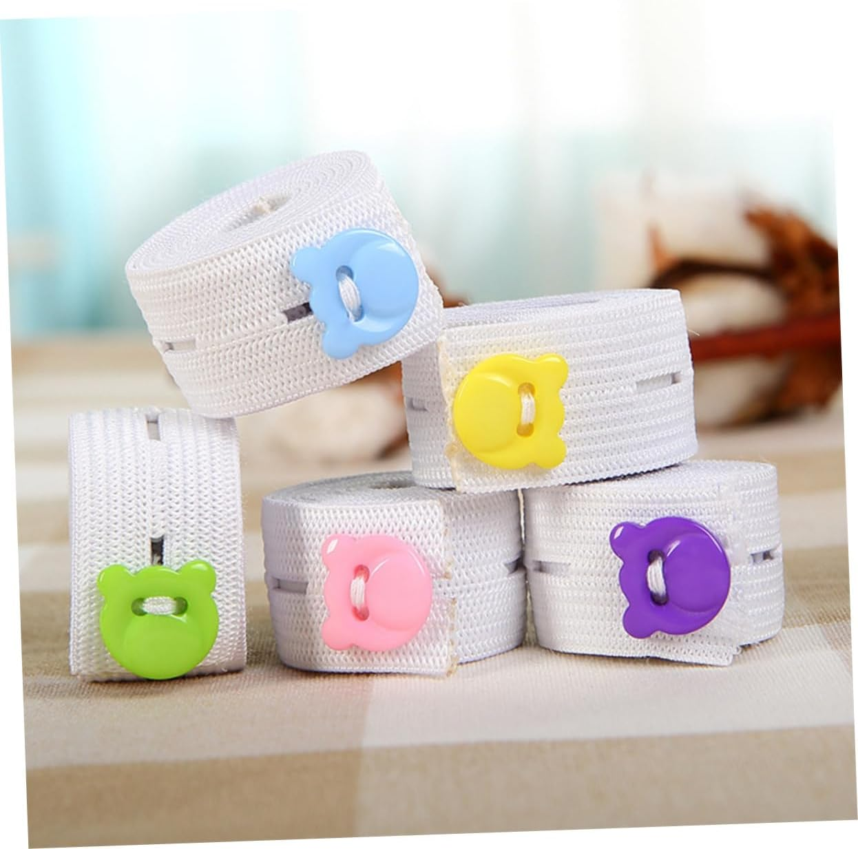 20Pcs Fold over Elastic Boy Girl Diaper Tape Fixing Belt Fasteners for Diaper Strips Use Newborn Random Style image number 6