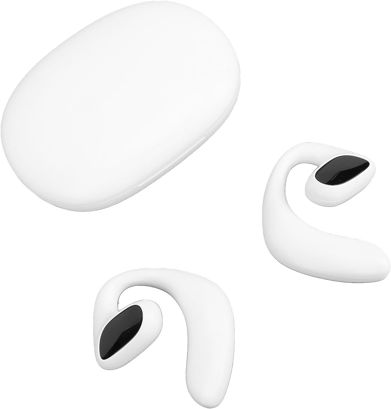 Jiawu Language Translator Earbuds, Two Way Translator Device with APP for 144 Languages, Online Voice Instant Voice Translation for Travel Business Learning (Black)