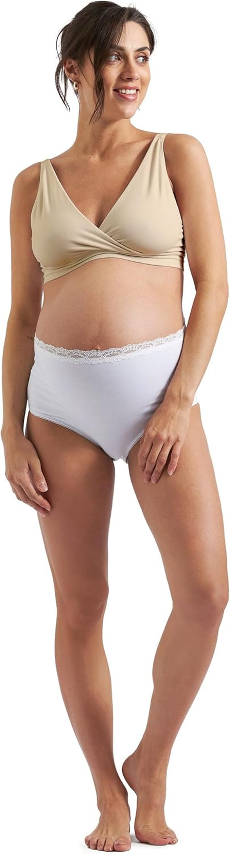 Ripe Maternity Seamless Nursing Bralette Natural image number 2