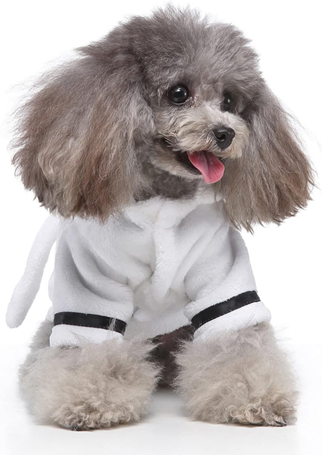 Pet Bathrobe, Quick Drying Super Absorbent Dog Bathrobe for Large Medium Small Dogs image number 5
