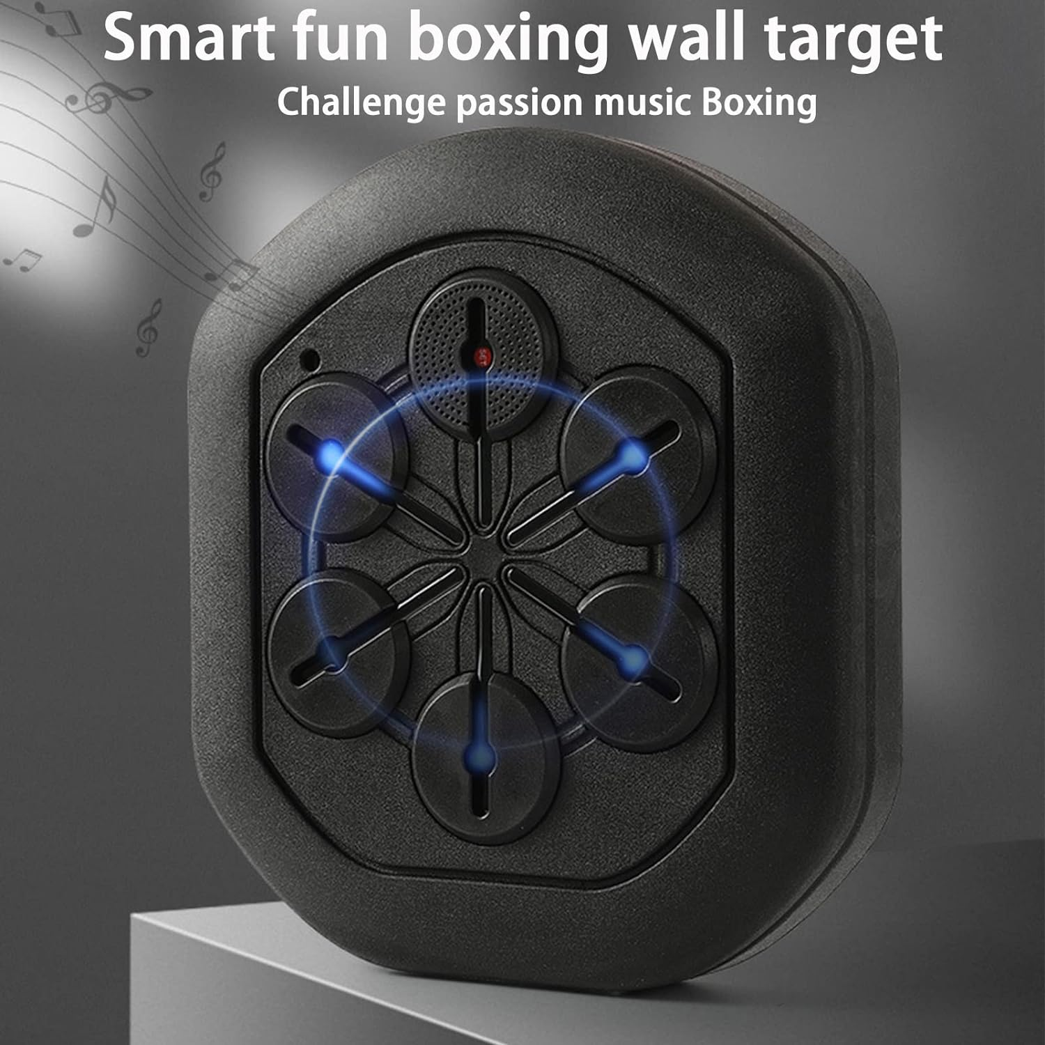Boxing Training Machine Home Wall Mount Music Boxer, Electronic Smart Focus Agility Training Digital Boxing Wall Target Punching Pads Suitable for Home Exercise/Boxing Training/Stress Release image number 2
