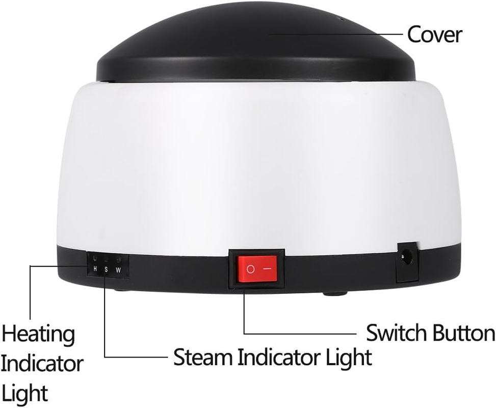 Steam Nail Gel Remover Machine Electric Steam off Polish Nail Steamer Pro Nail Art Tools for Home Nail Salon 36W