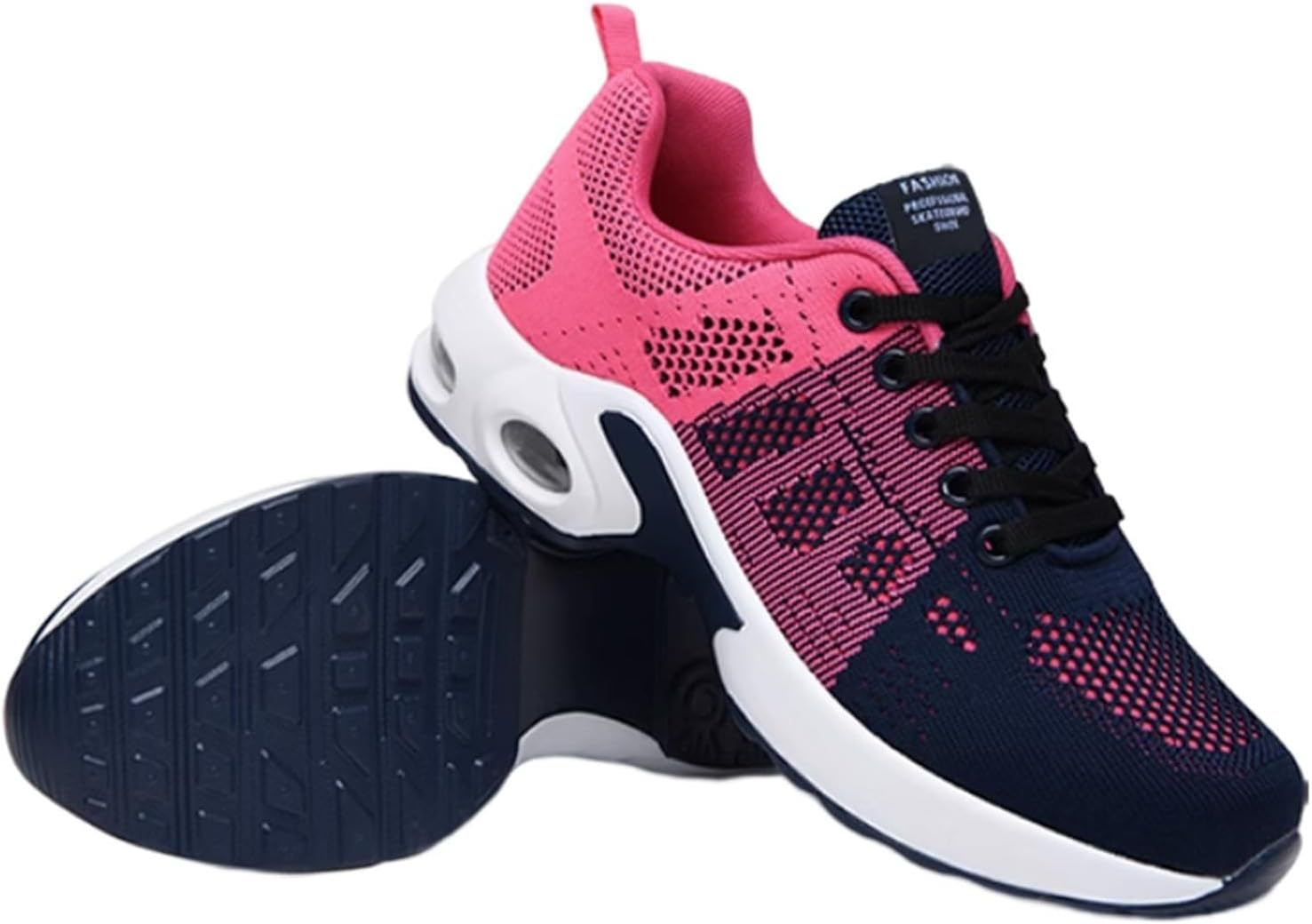 POCHY Women'S Orthopedic Sneakers - Breathable Women Orthopedic Tennis Shoes | Women Casual Orthopedic Walking, Tennis, Running Shoes For, Shopping, Traveling, Sports Hot Pink