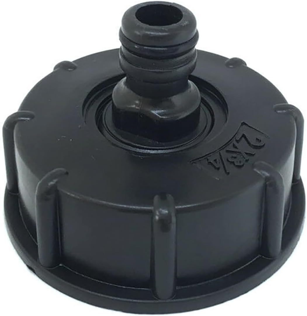 IBC Tank Adapter Plastic Hose Faucet Connector S60X6 Coarse Thread Cap to 3/4" Water Butt Faucet Adapter for IBC Tone Valve image number 4