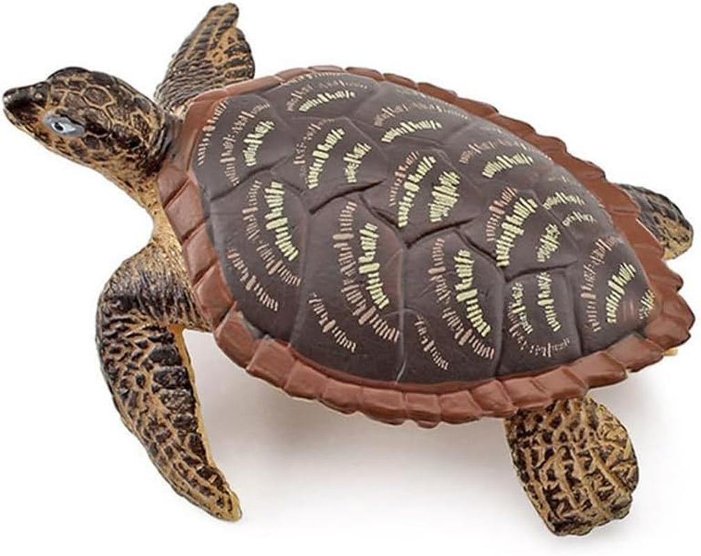 ERINGOGO Lifelike Turtle Model Toys 2.3 Inch Plastic Tortoise Figurines for Desktop Garden Party Favors and Home Decoration image number 3