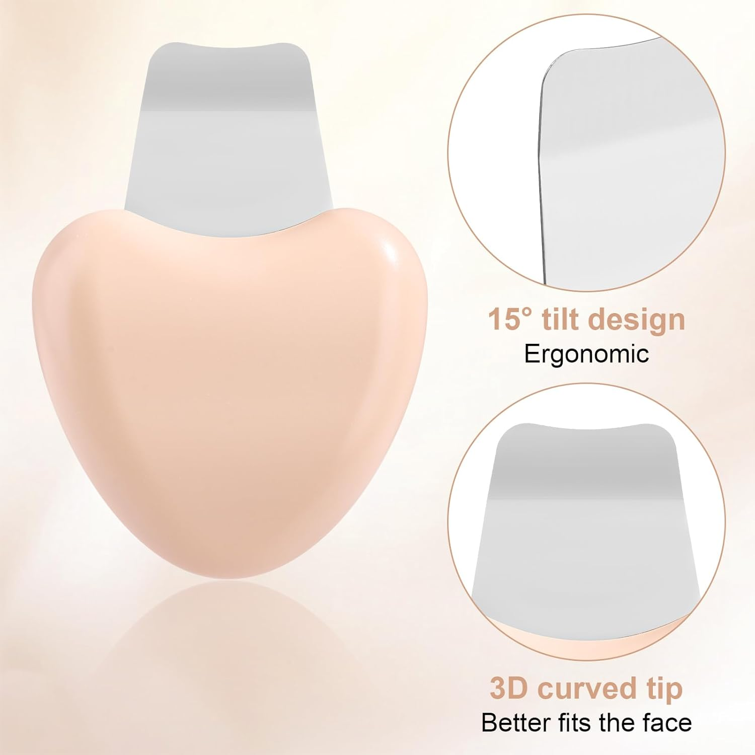 Face Scraper, 2.76X1.97X0.79In Face Spatula Pore Cleaner Scraper Blackhead Cleaning Tools Deep Cleansing Facial Tool for Women Men image number 1