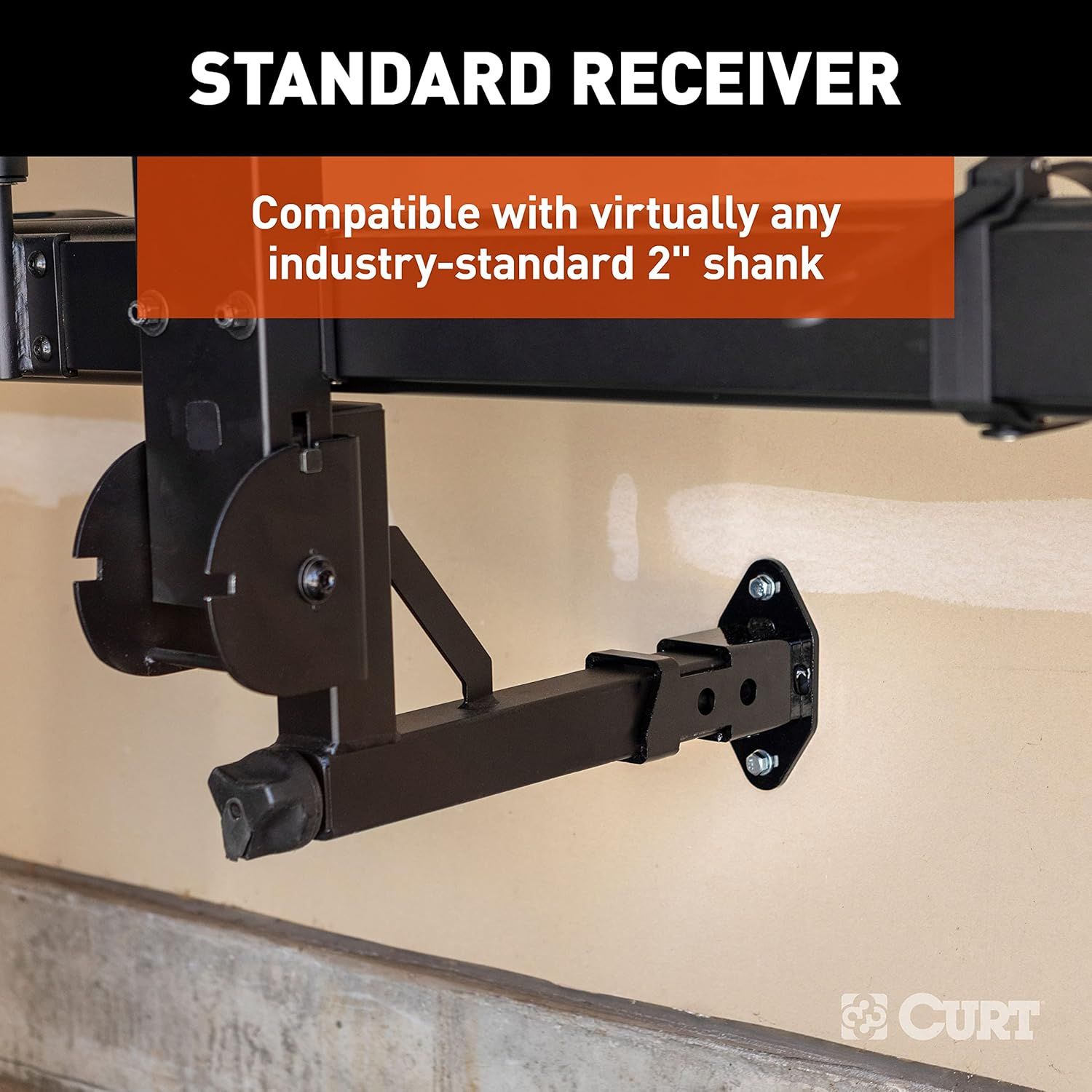 CURT 45069 Hitch Accessory Wall Mount, 2-Inch Receiver image number 6