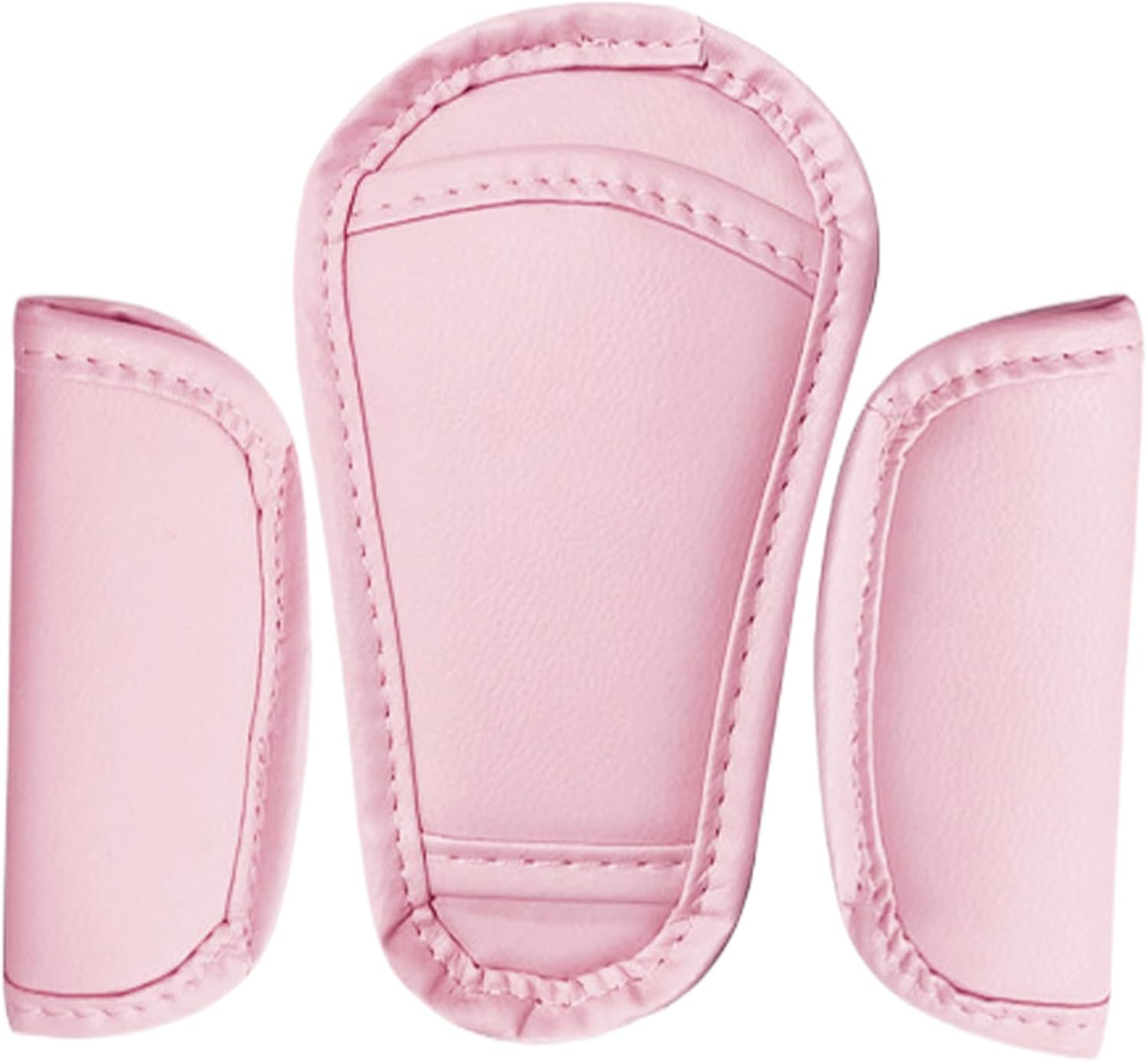 Shoulder Strap and Crotch Harness Pads - Soft 3-Piece Set for Car Seats and Strollers | Child Safety Belt Cushion, Breathable Baby Strap Pad, Dining Chair Harness Cover for All Vehicles - Blue image number 2