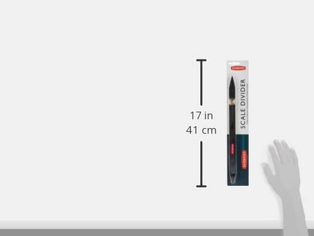 Derwent Scale Divider, 11 Graduation Holes, for Art Scaling, Black, Professional Quality, 2300580