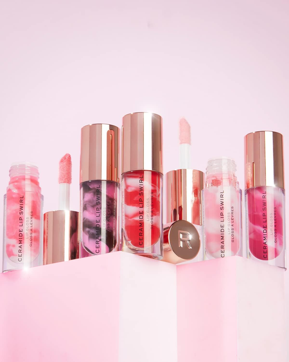 Makeup Revolution, Lip Swirl Ceramide Gloss, Lip Gloss, Pure Clear Gloss, 4.5 Ml - Pure Gloss Clear image number 6