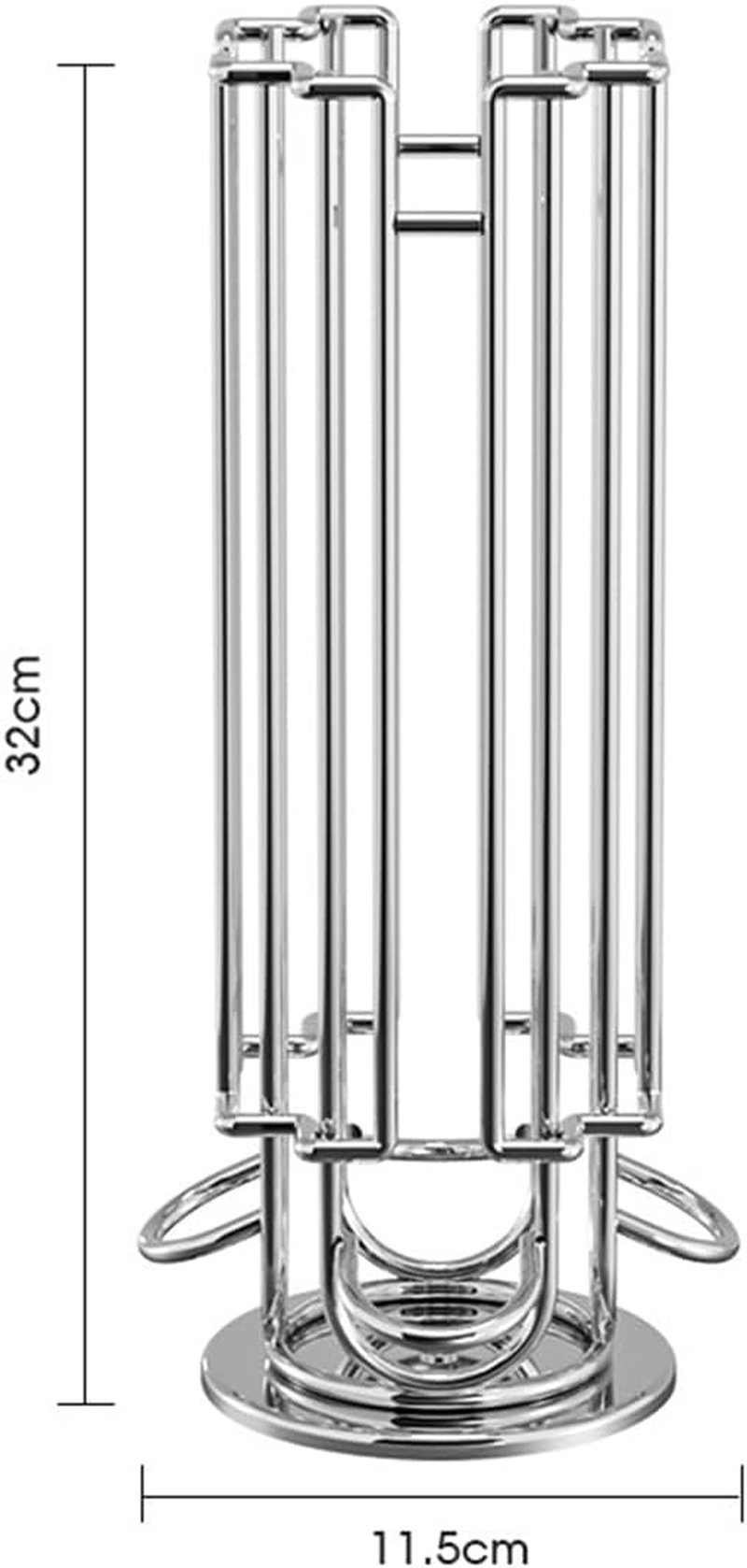 WDOPEN Capsule Spinning Carousel Holder, 360&deg; Rotatable Coffee Capsules Holder Rack, Solid Base, Espresso Pod Holder for Home & Office image number 3
