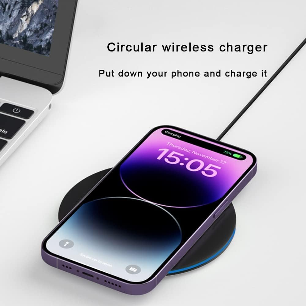 Wireless Charging Pad 20W, Fast Wireless Charger Wireless Phone Charger Compatible with Iphone 12/13/14/15/16, Inductive Charging Station Compatible with Samsung Galaxy S24/S23/S22/S21/Google Pixel image number 2