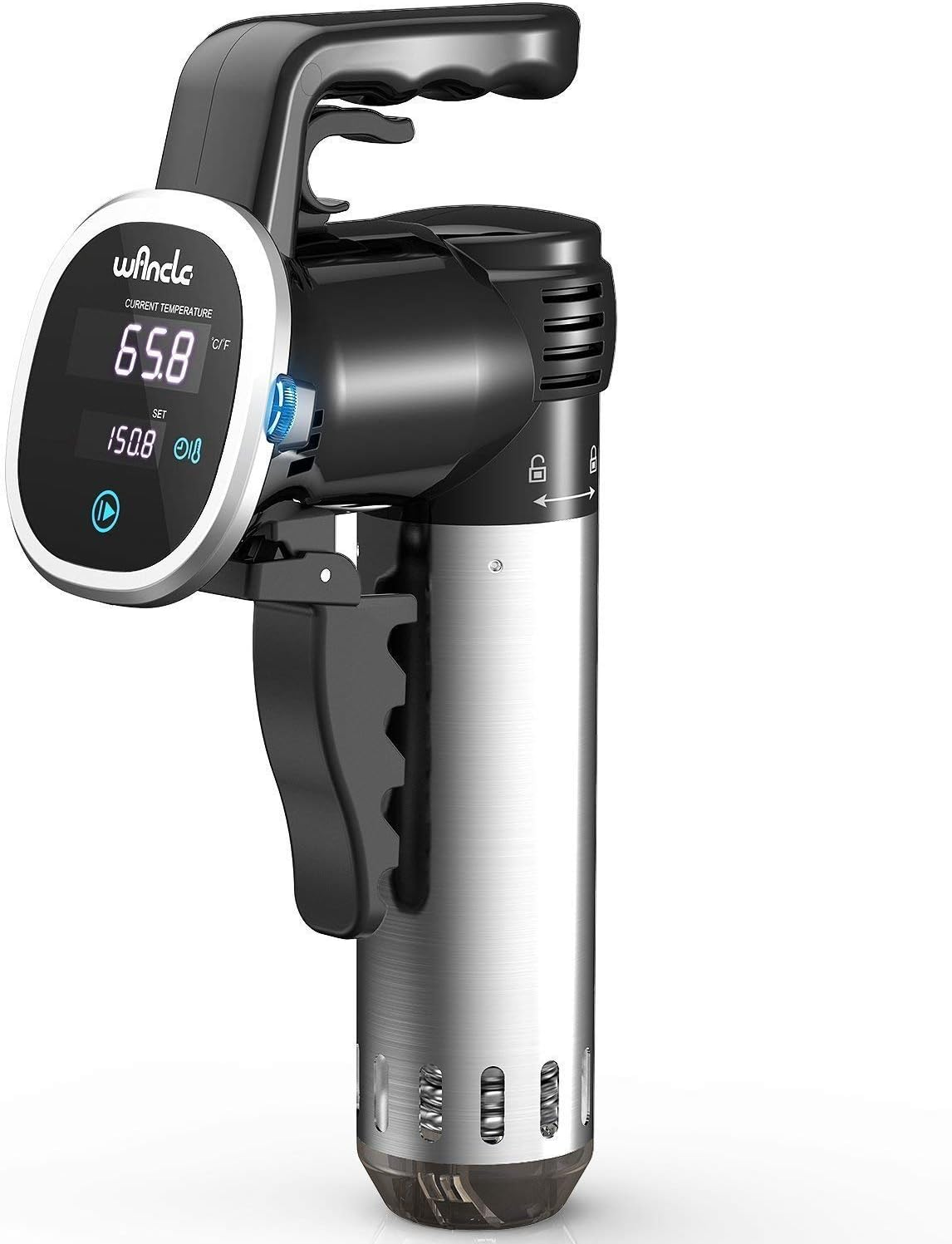 Wancle Sous Vide Precision Cooking Pot Immersion Circulator (Black) image number 3